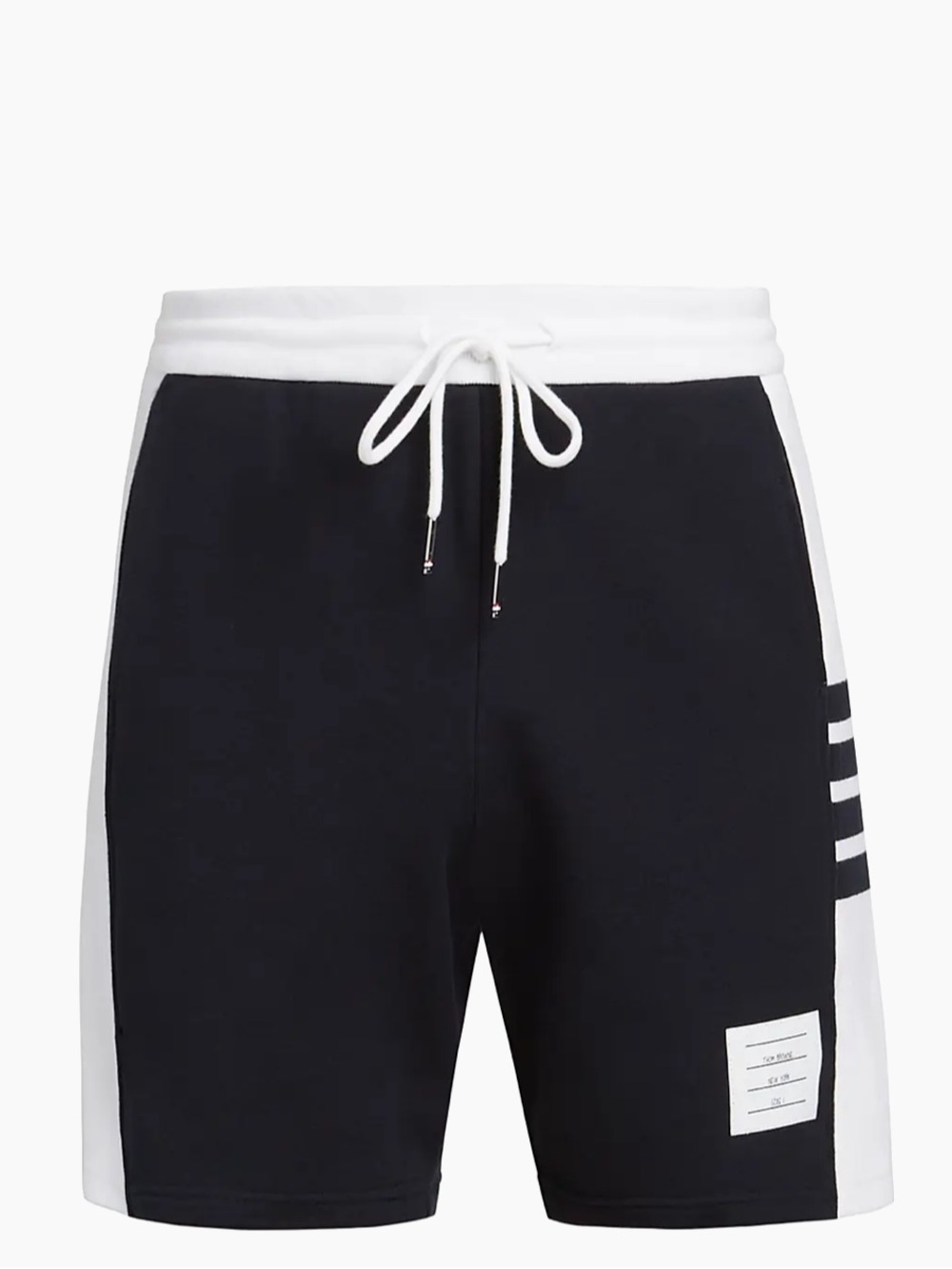 Thom Browne Engineered 4 Bar Loopback Jersey Sweat Shorts Navy